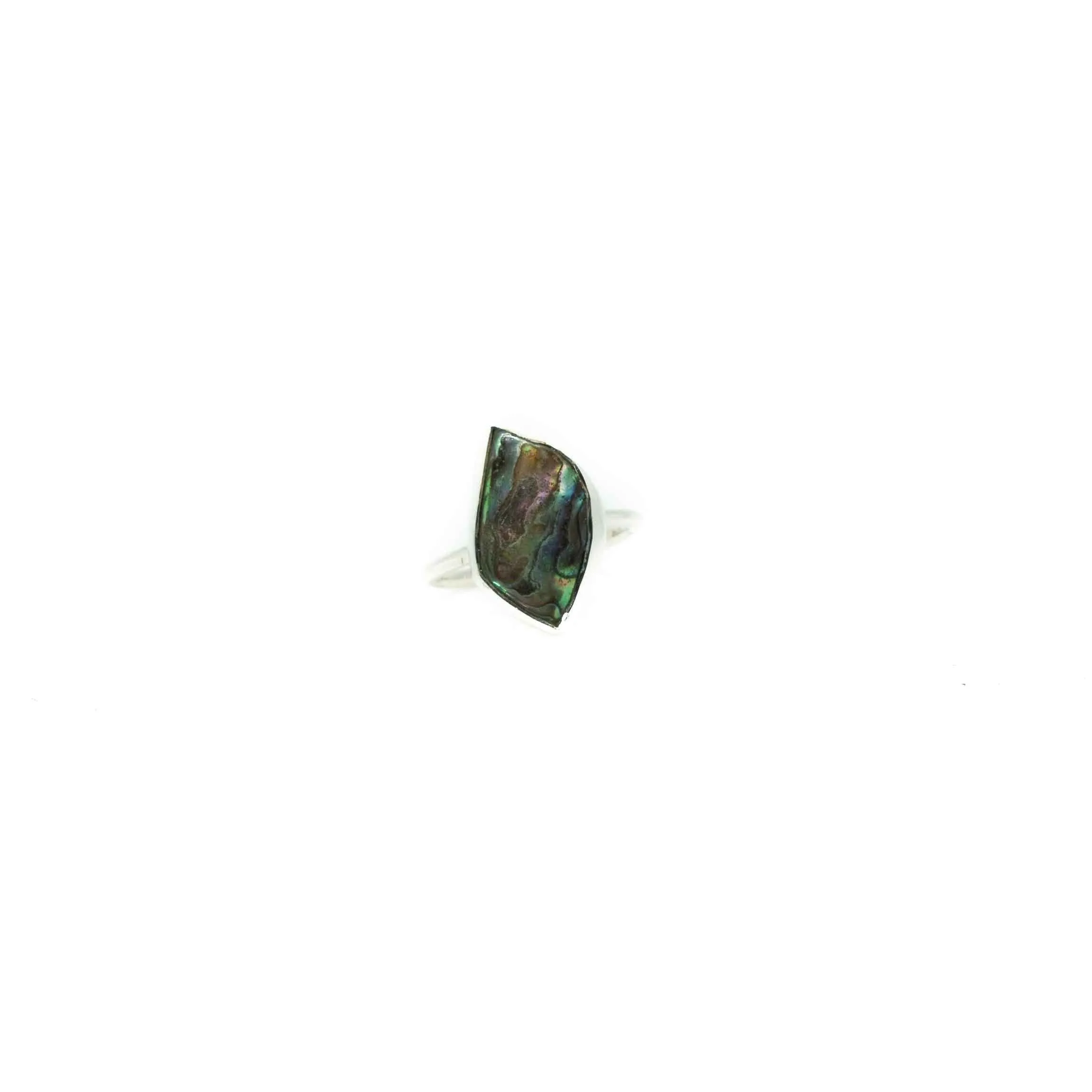 * ONLINE * Maru Paua Shell Silver Ring