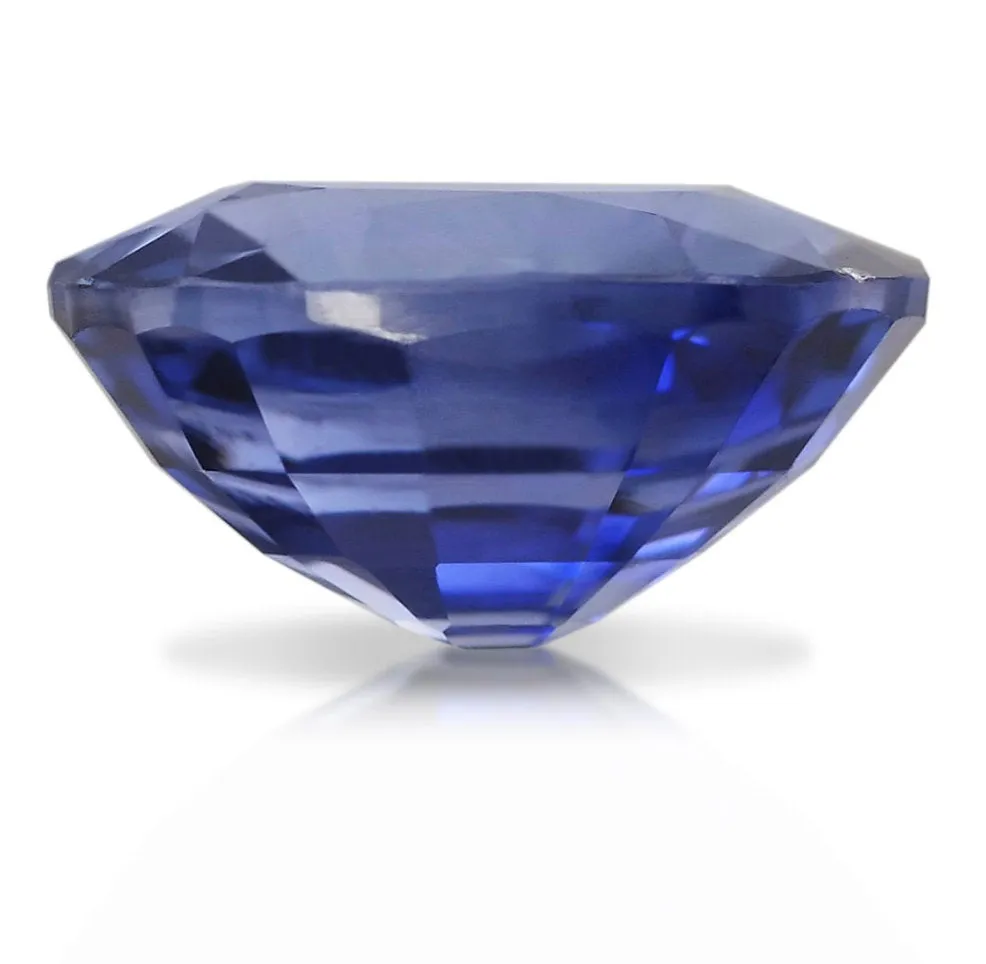 Genuine Blue Sapphire - 7.1X5.2mm Oval Shaped Gemstone 1.23 carats Pristine Custom Rings