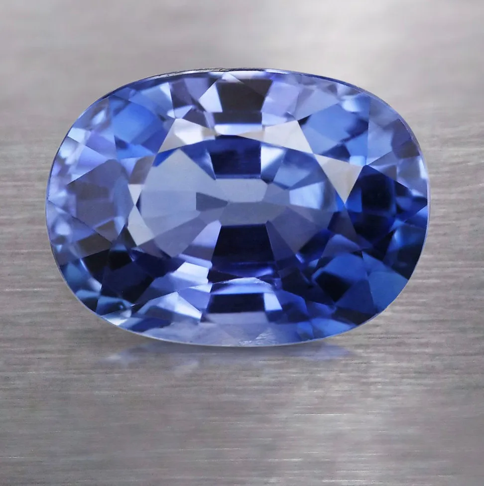 Genuine Blue Sapphire - 7.1X5.2mm Oval Shaped Gemstone 1.23 carats Pristine Custom Rings