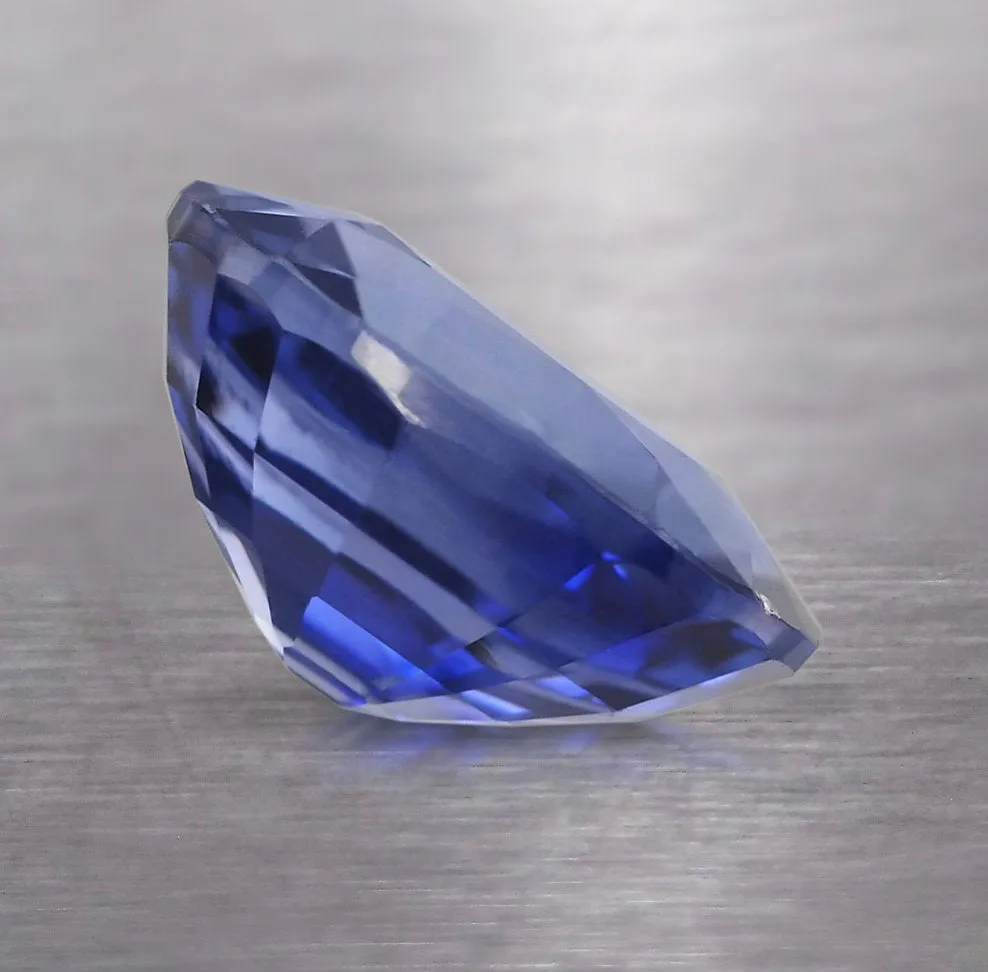 Genuine Blue Sapphire - 7.1X5.2mm Oval Shaped Gemstone 1.23 carats Pristine Custom Rings