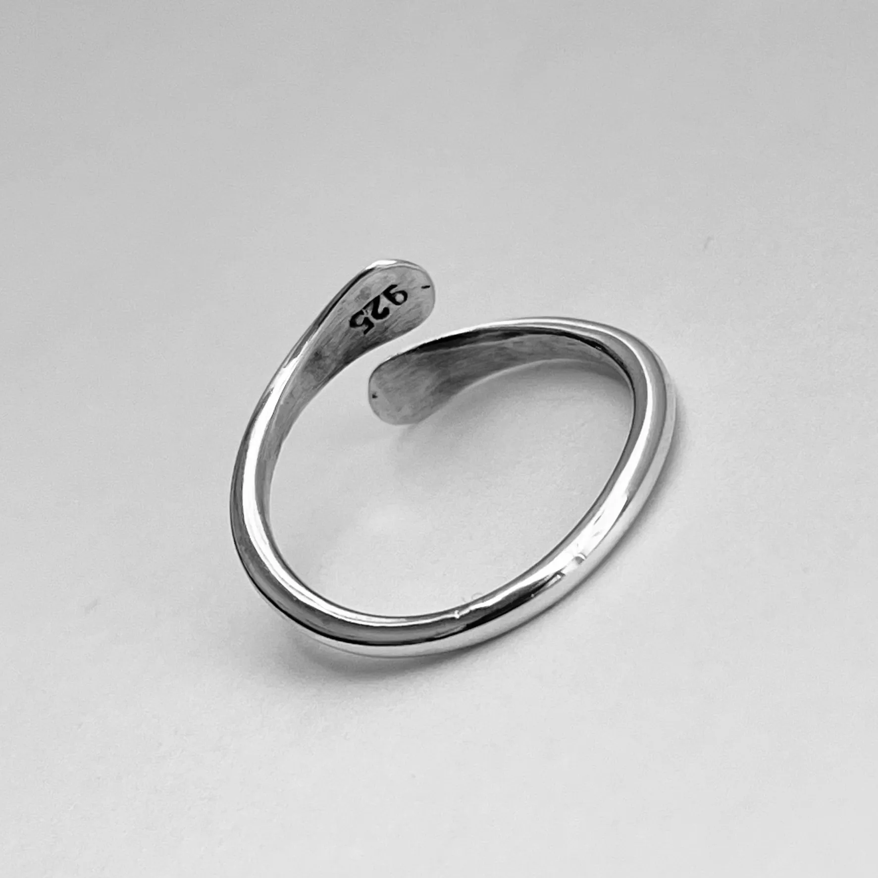 Sterling Silver Modern Ring, Silver Ring, Wraparound Ring, Boho Ring, Silver Band